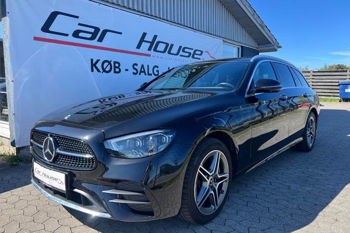 Sort Mercedes E300 de fra 2020
