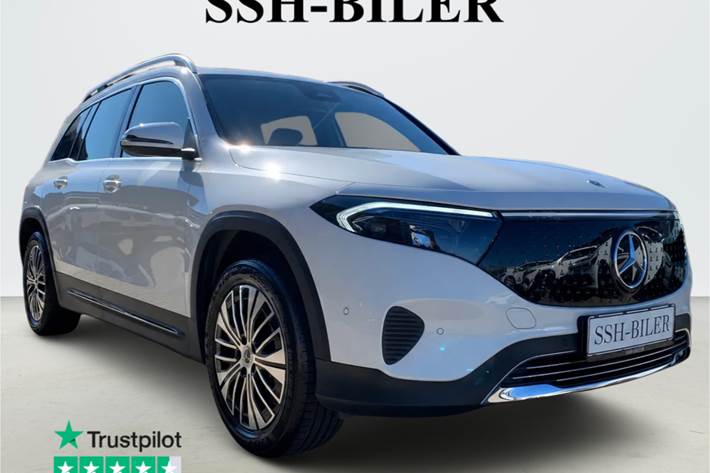 Hvid Mercedes EQB300 fra 2025