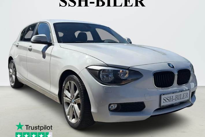 Hvid BMW 116i fra 2015