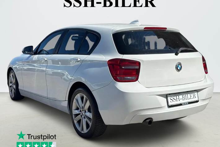 Hvid BMW 116i fra 2015