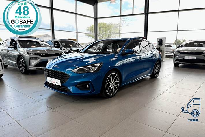 Blå Ford Focus fra 2021