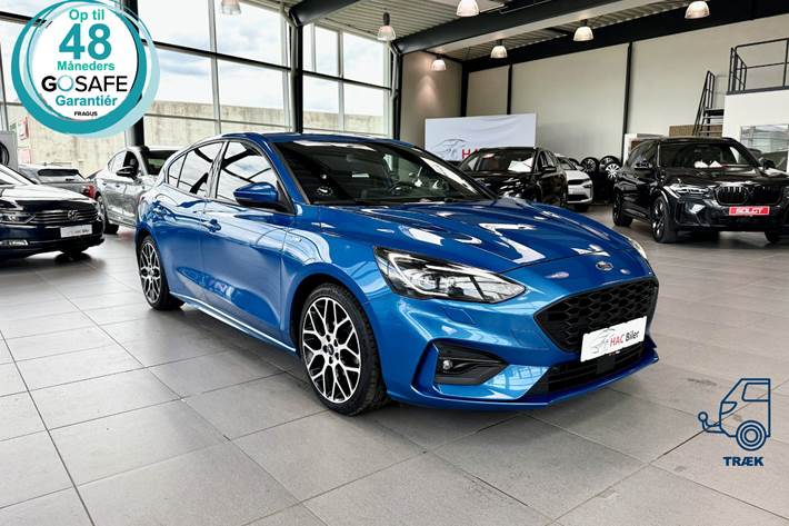 Blå Ford Focus fra 2021