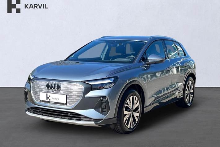 Grå Audi Q4 e-tron fra 2024