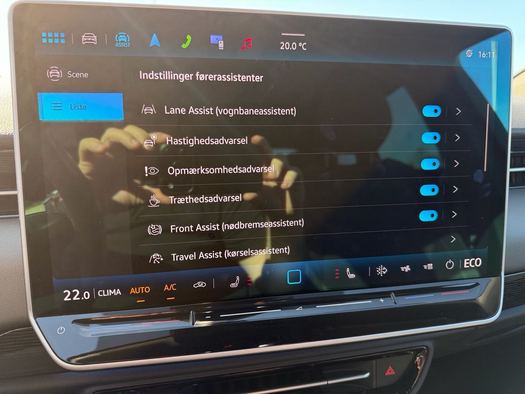 Blå VW ID.7 fra 2024