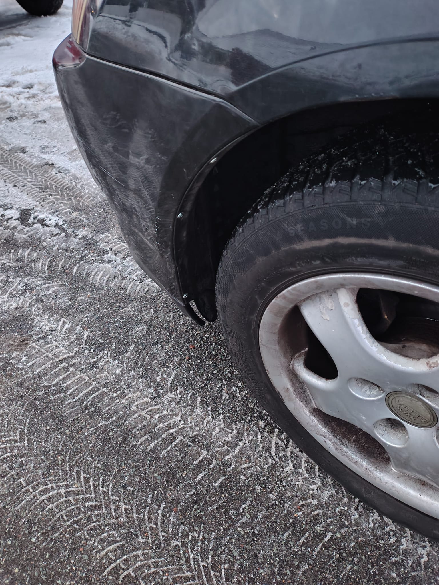 Sort Toyota Corolla fra 2002