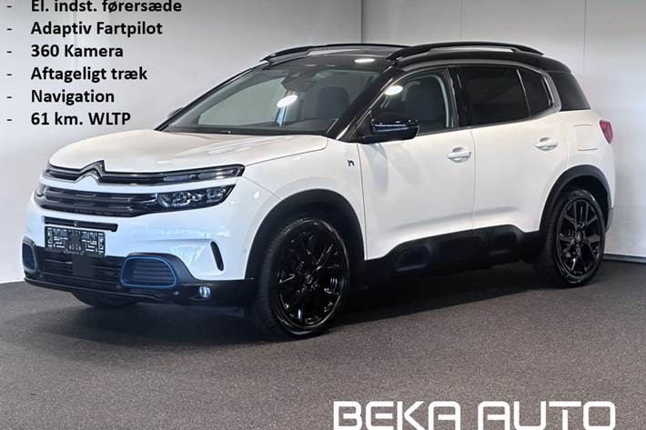 Hvid Citroën C5 Aircross fra 2020 set udefra