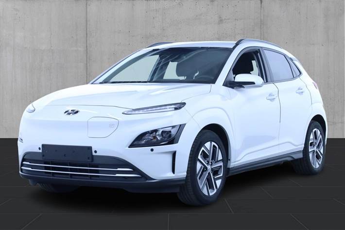 Hvid Hyundai Kona fra 2021