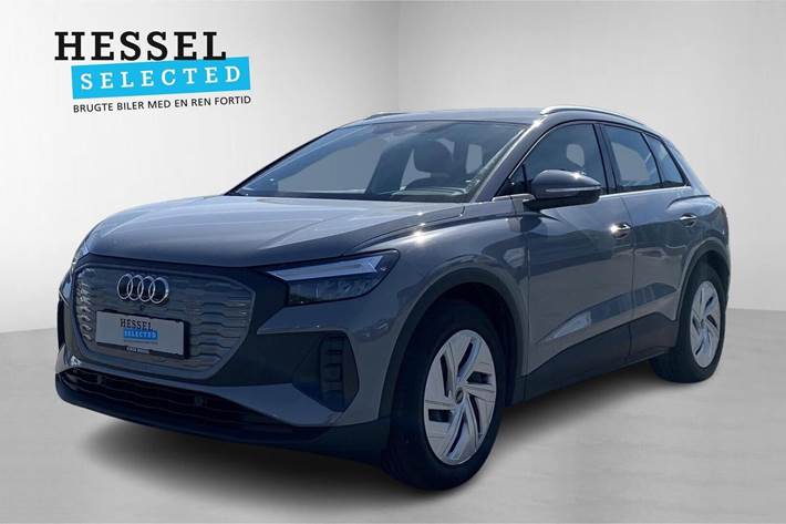 Grå Audi Q4 e-tron fra 2023