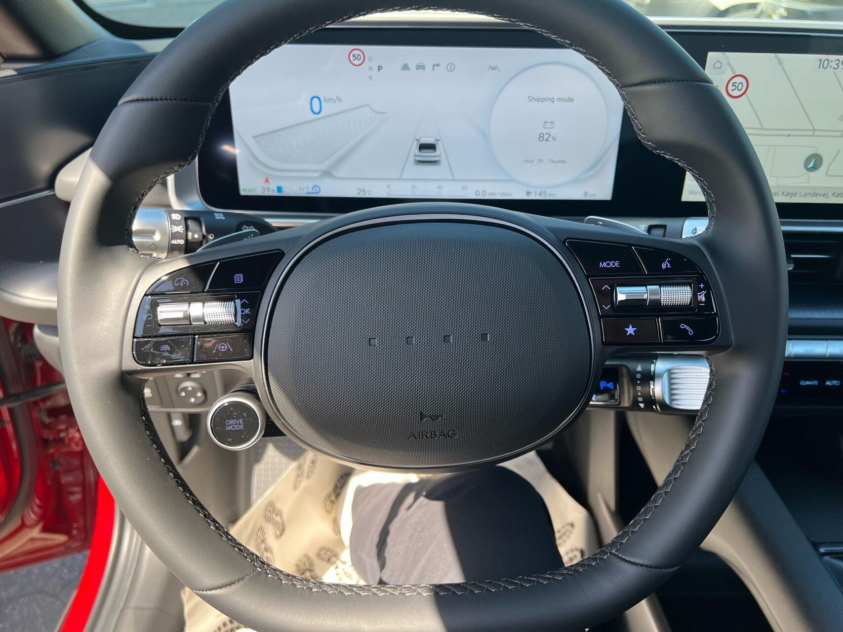 Rød Hyundai Ioniq 6 fra 2026