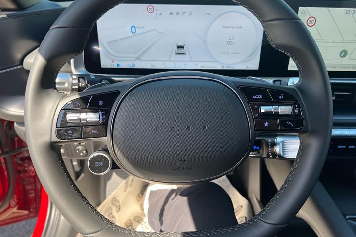 Rød Hyundai Ioniq 6 fra 2026