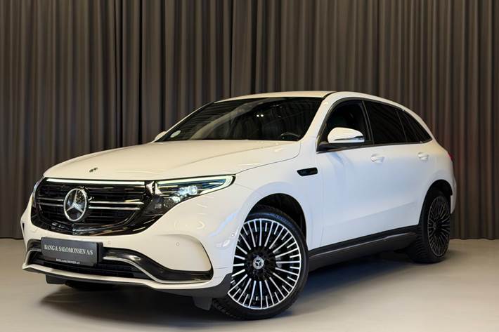 Hvid Mercedes EQC400 fra 2020