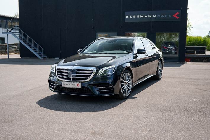 Sort Mercedes S400 d fra 2017