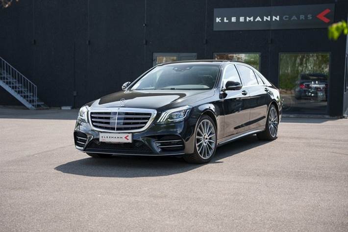 Sort Mercedes S400 d fra 2017