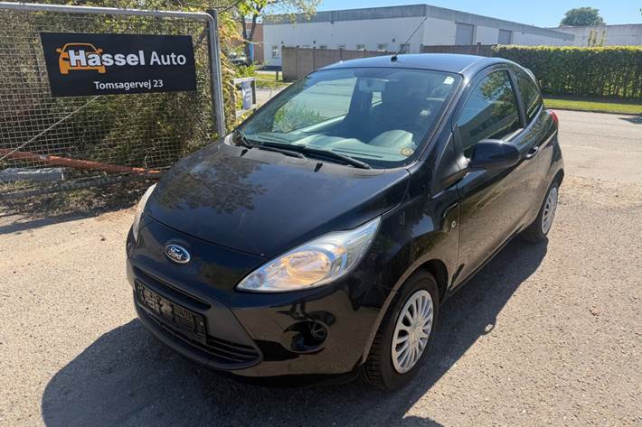 Grøn Ford Ka fra 2012 set udefra