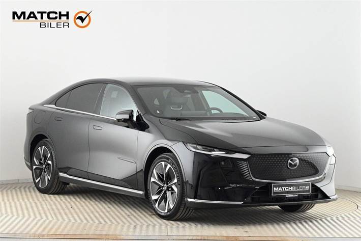 Sort Mazda 6e fra 2026 set udefra