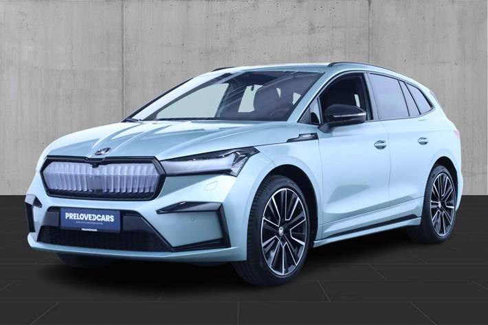 Turquoise Skoda Enyaq fra 2021