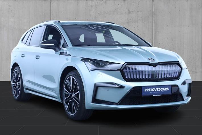 Turquoise Skoda Enyaq fra 2021