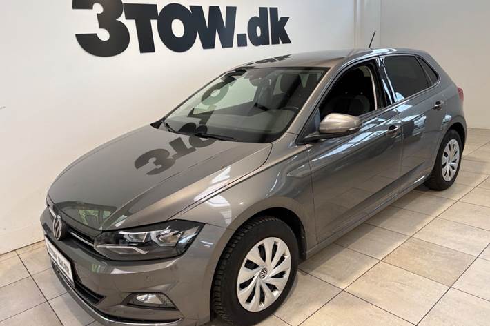 Grå VW Polo fra 2020