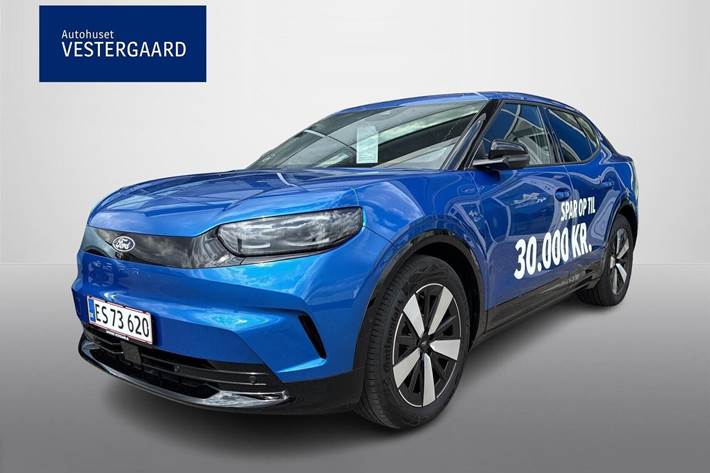 Blå Ford Capri fra 2025