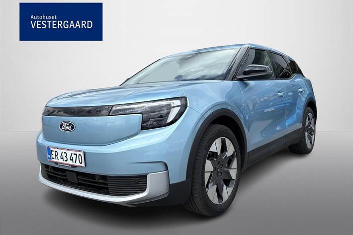 Blå Ford Explorer fra 2025
