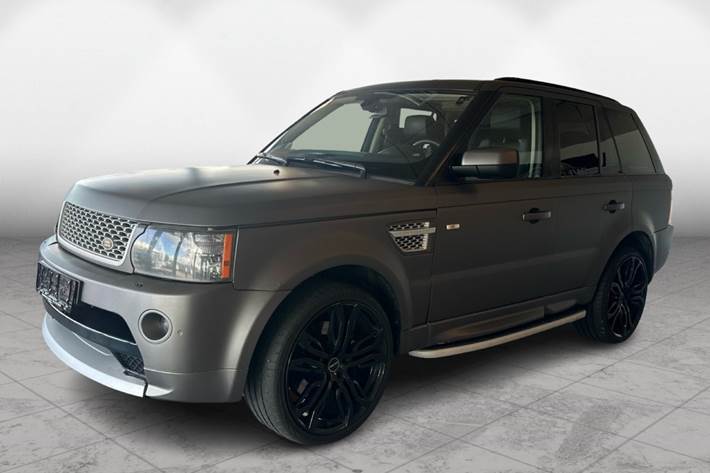 Grå Land Rover Range Rover sport fra 2006