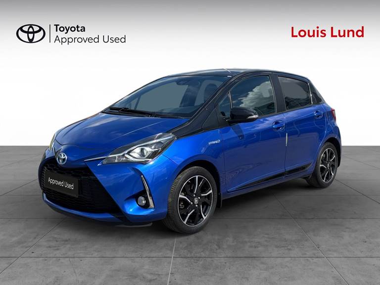 Toyota Yaris 1,5 Hybrid Flavour BLÅ E-CVT 100HK 5d Trinl. Gear