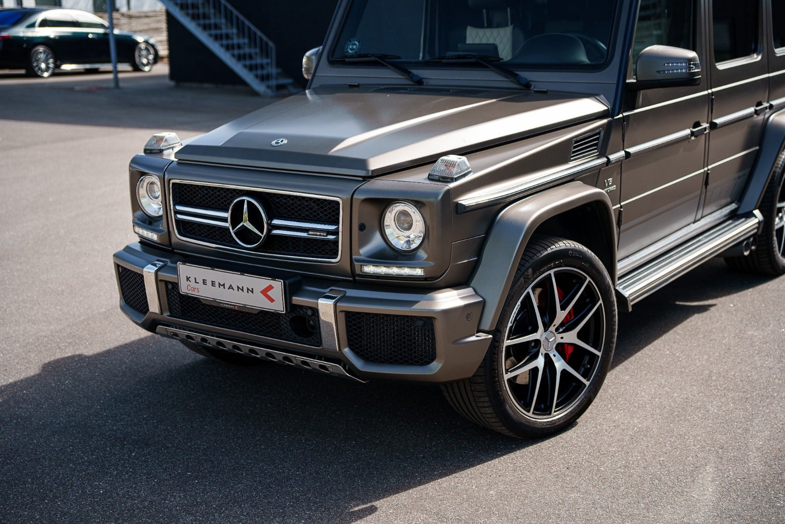 Grå Mercedes G63 fra 2017