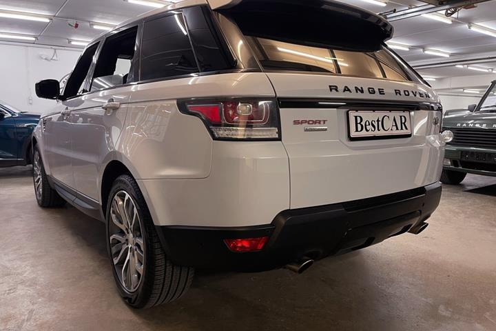 Hvid Land Rover Range Rover sport fra 2016