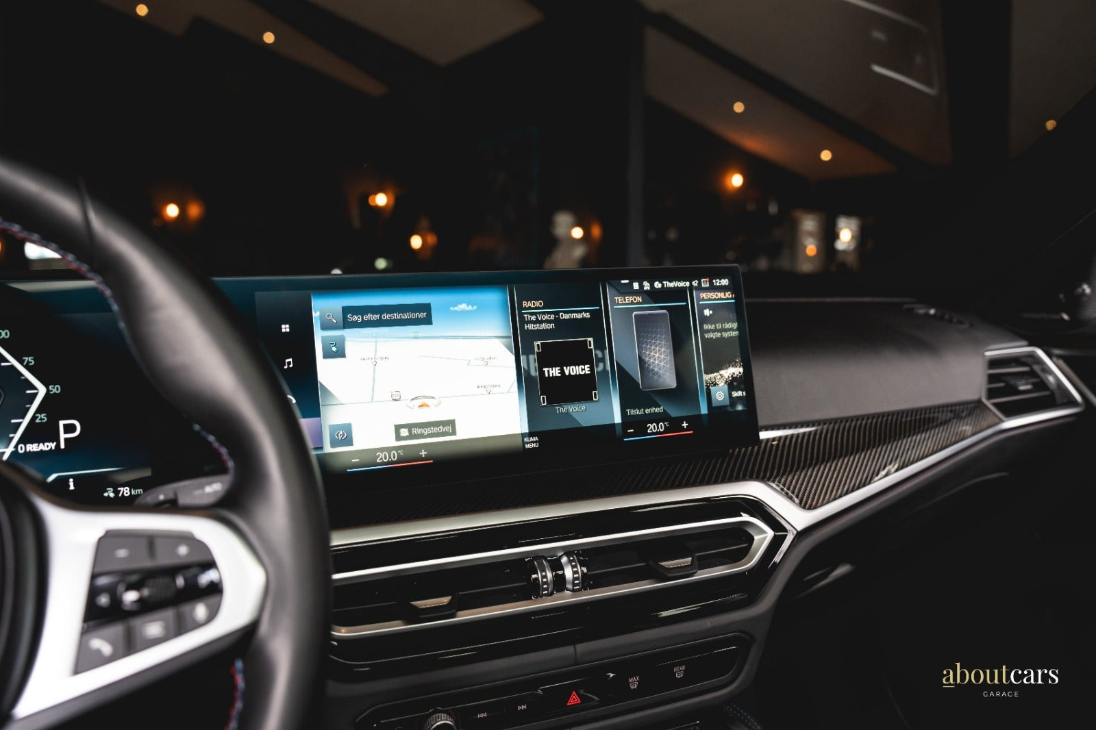 Grå BMW i4 fra 2023