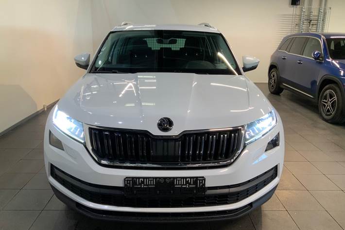 Hvid Skoda Kodiaq fra 2019