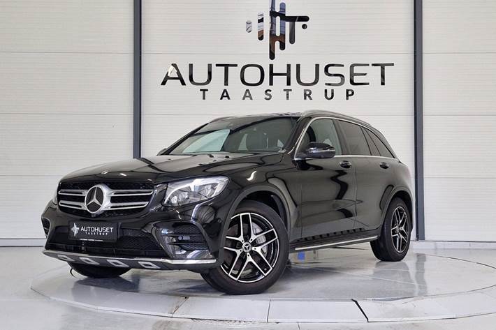 Sort Mercedes GLC250 d fra 2018 set udefra