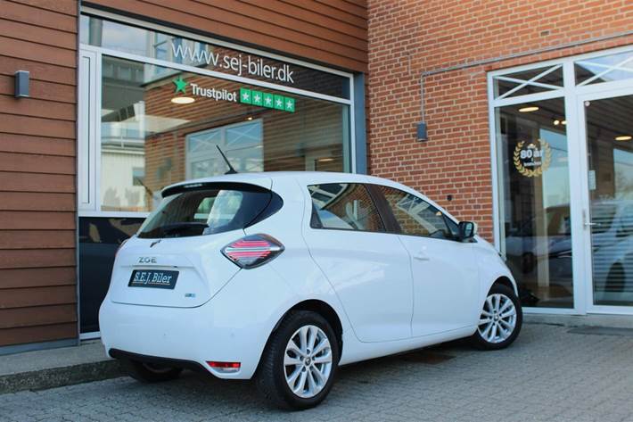 Hvid Renault Zoe fra 2022