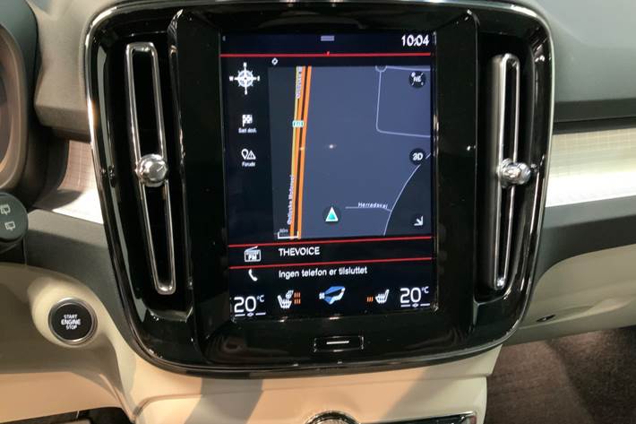Sort Volvo XC40 fra 2018