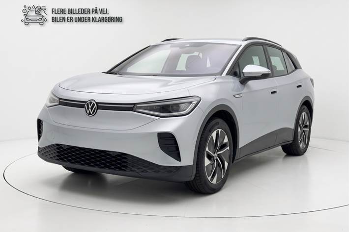 Sølv VW ID.4 fra 2022 set udefra
