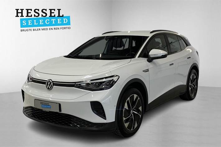 Hvid VW ID.4 fra 2022 set udefra