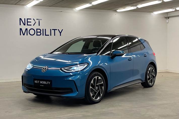 Blå VW ID.3 fra 2024