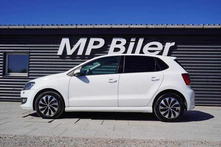 Hvid VW Polo fra 2015