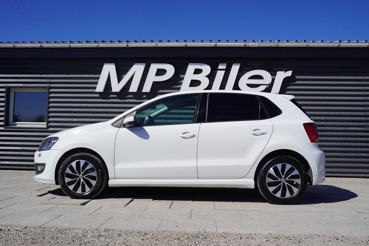 Hvid VW Polo fra 2015