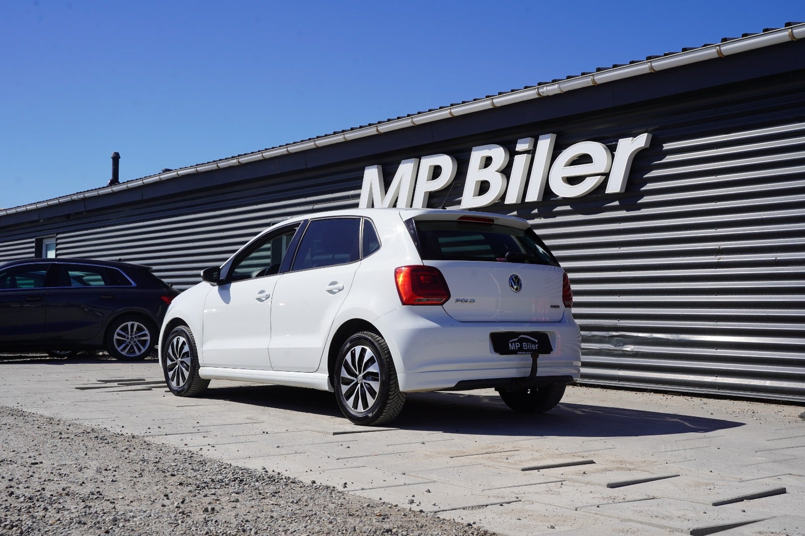 Hvid VW Polo fra 2015