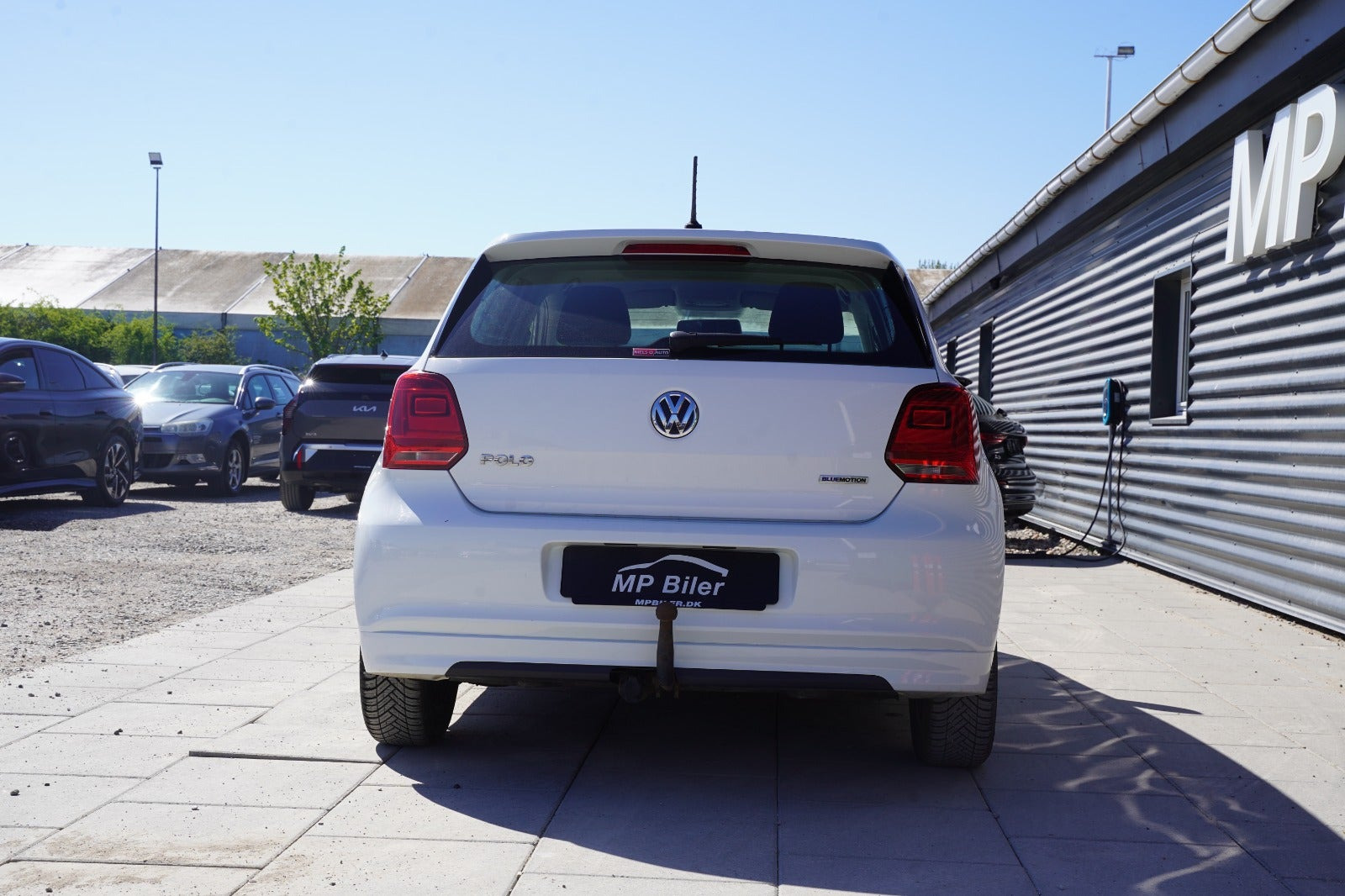 Hvid VW Polo fra 2015