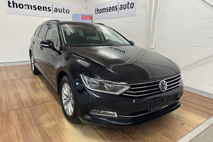 Sort VW Passat fra 2018