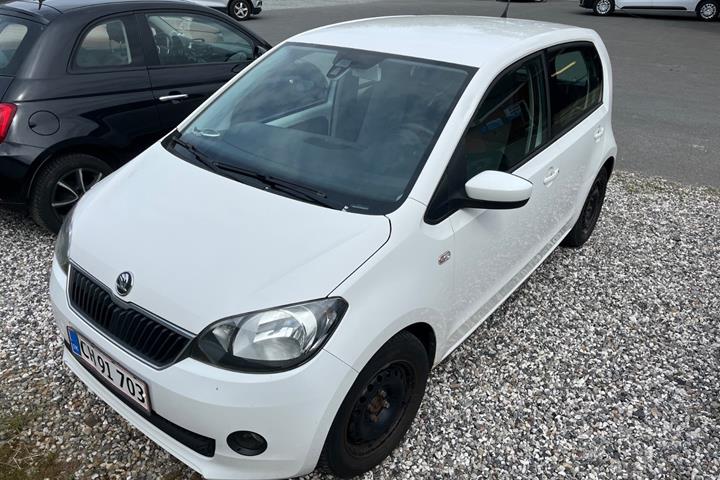 Hvid Skoda Citigo fra 2014