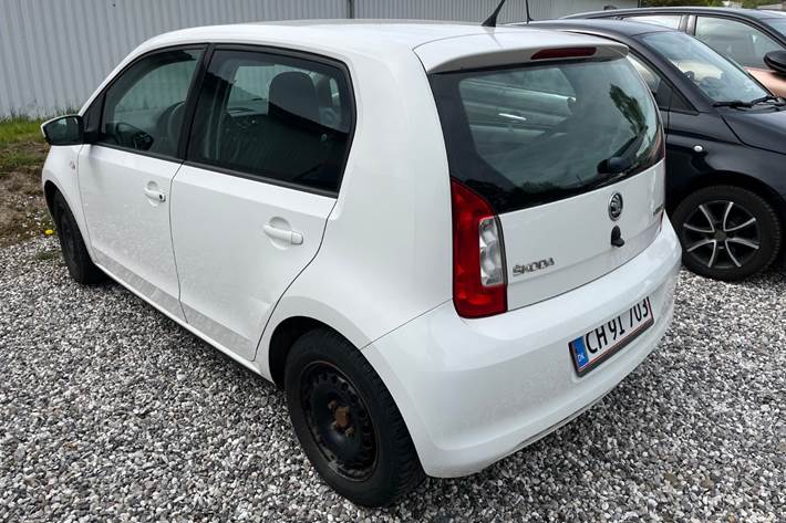 Hvid Skoda Citigo fra 2014