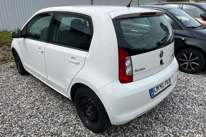 Hvid Skoda Citigo fra 2014