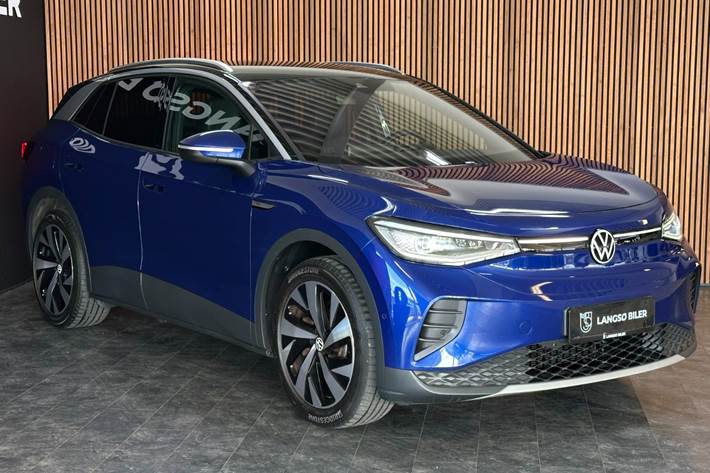 Blå VW ID.4 fra 2023