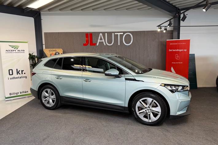 Grøn Skoda Enyaq fra 2022