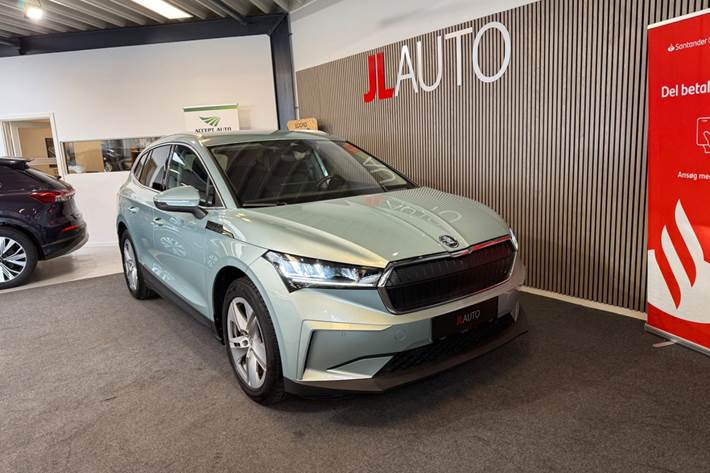 Grøn Skoda Enyaq fra 2022