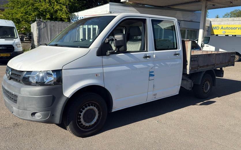 VW Transporter 2,0 TDi 102 Kassevogn lang