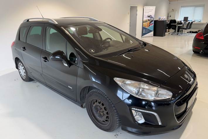 Sort Peugeot 308 fra 2012