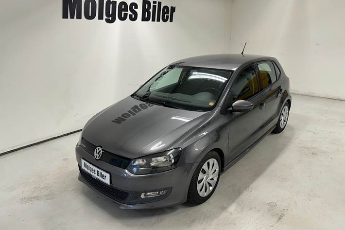 Grå VW Polo fra 2010